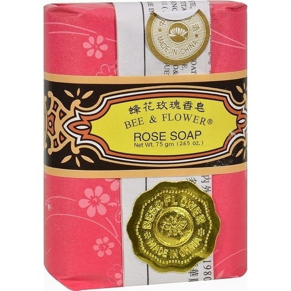 Bee And Flower Rose Bar Soap - 2.65 Oz